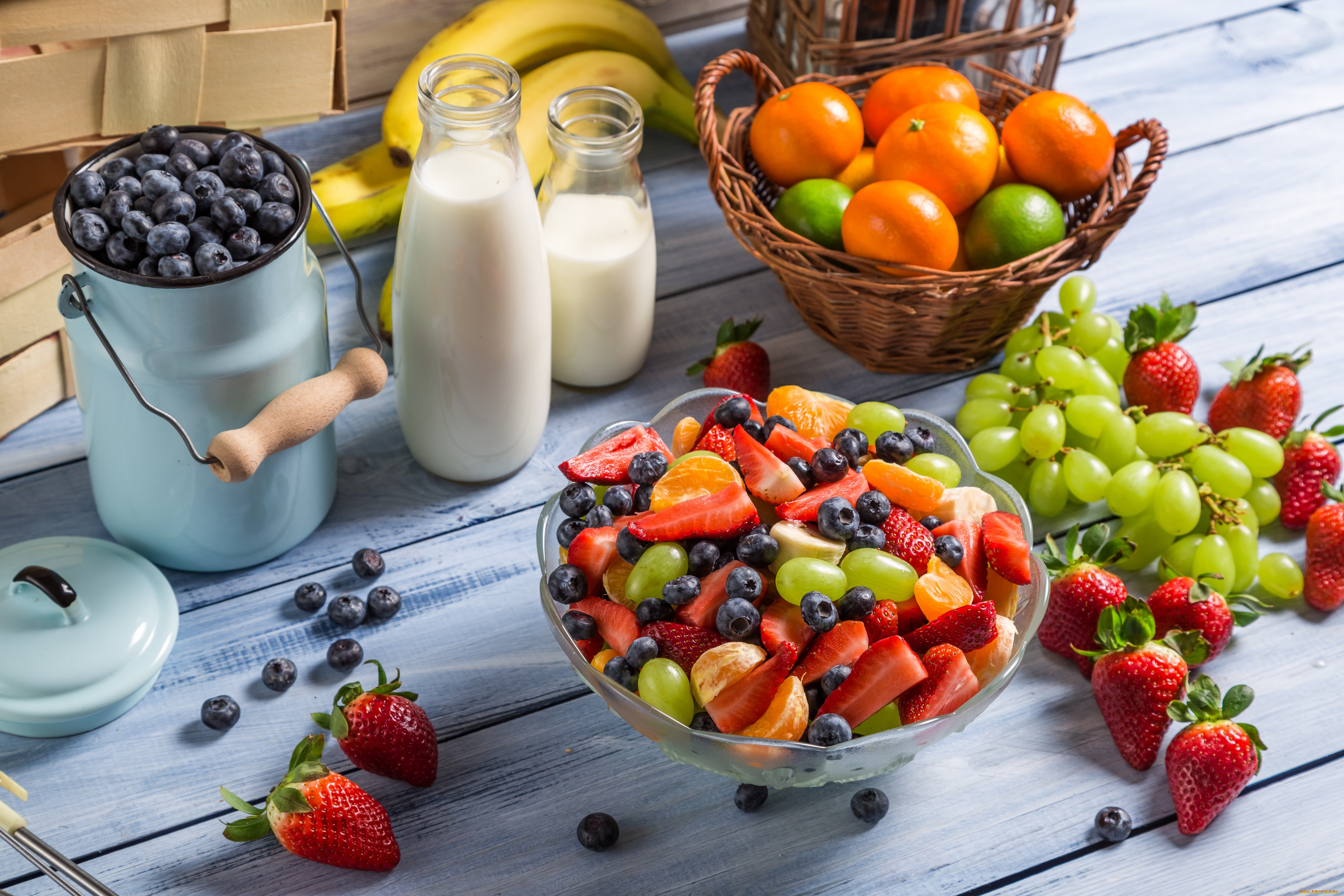 , ,  , , , , , , , , strawberry, salad, fruit